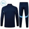 Arsenal Training Sweatshirts Quarter-zip 2025-26 Marine Für Kinder